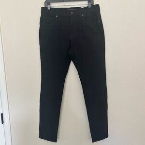 Everlane Uniform Black Slim Jeans Mens 34x32 High-Rise Stretch Tapered Fit